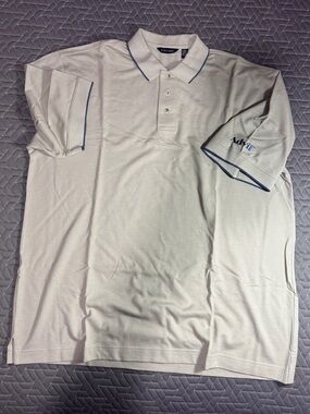 Bobby Jones Cream Polo with Navy Trim